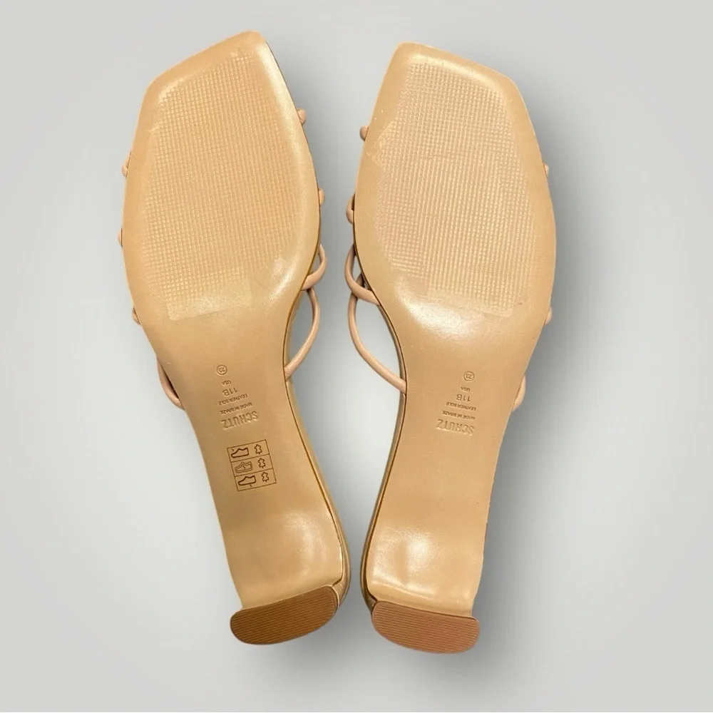 SCHUTZ Rachel‎ Mule Nude Sz 11